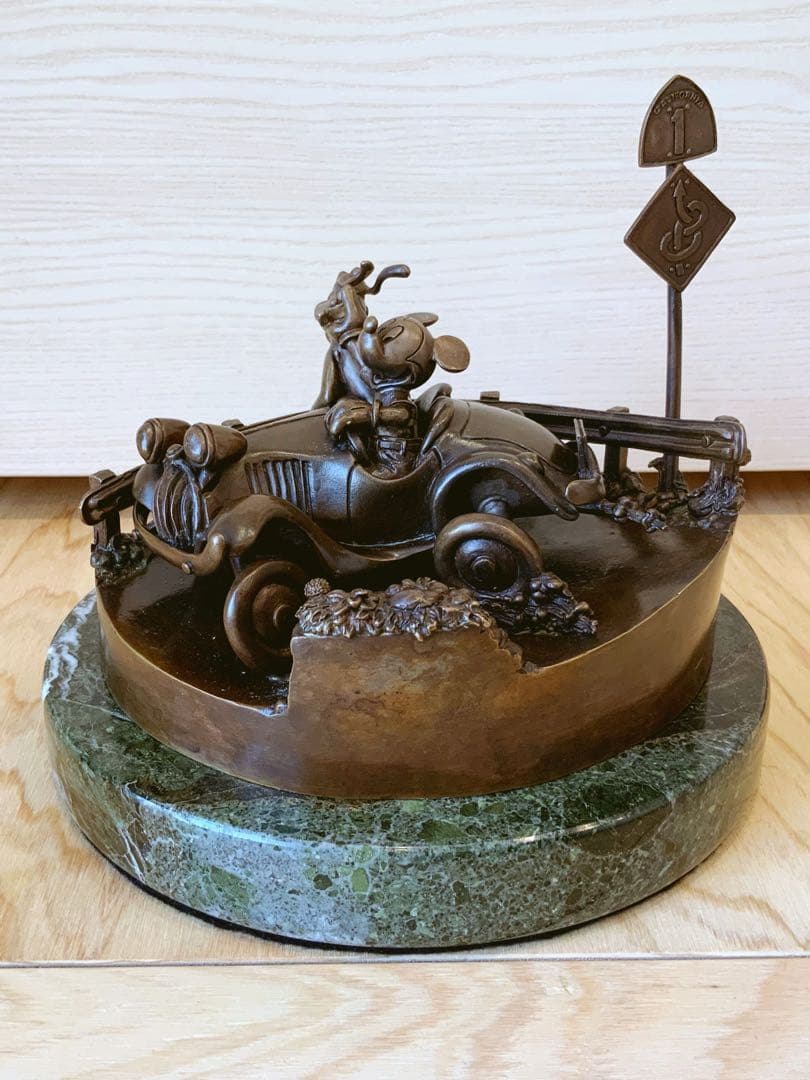 ディズニー限定ブロンズ像 ミッキー&プルート 25体 No.2 USA