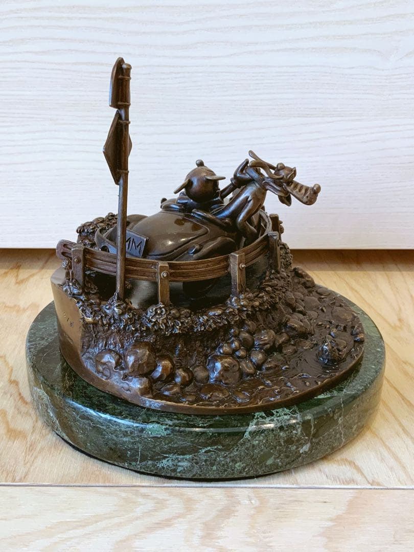 ディズニー限定ブロンズ像 ミッキー&プルート 25体 No.2 USA