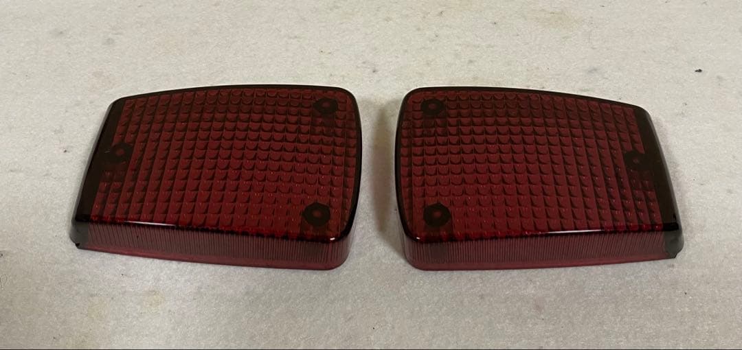 CBX400F スモーク赤　テールレンズ　ウインカーレンズ　ブラック　クリア