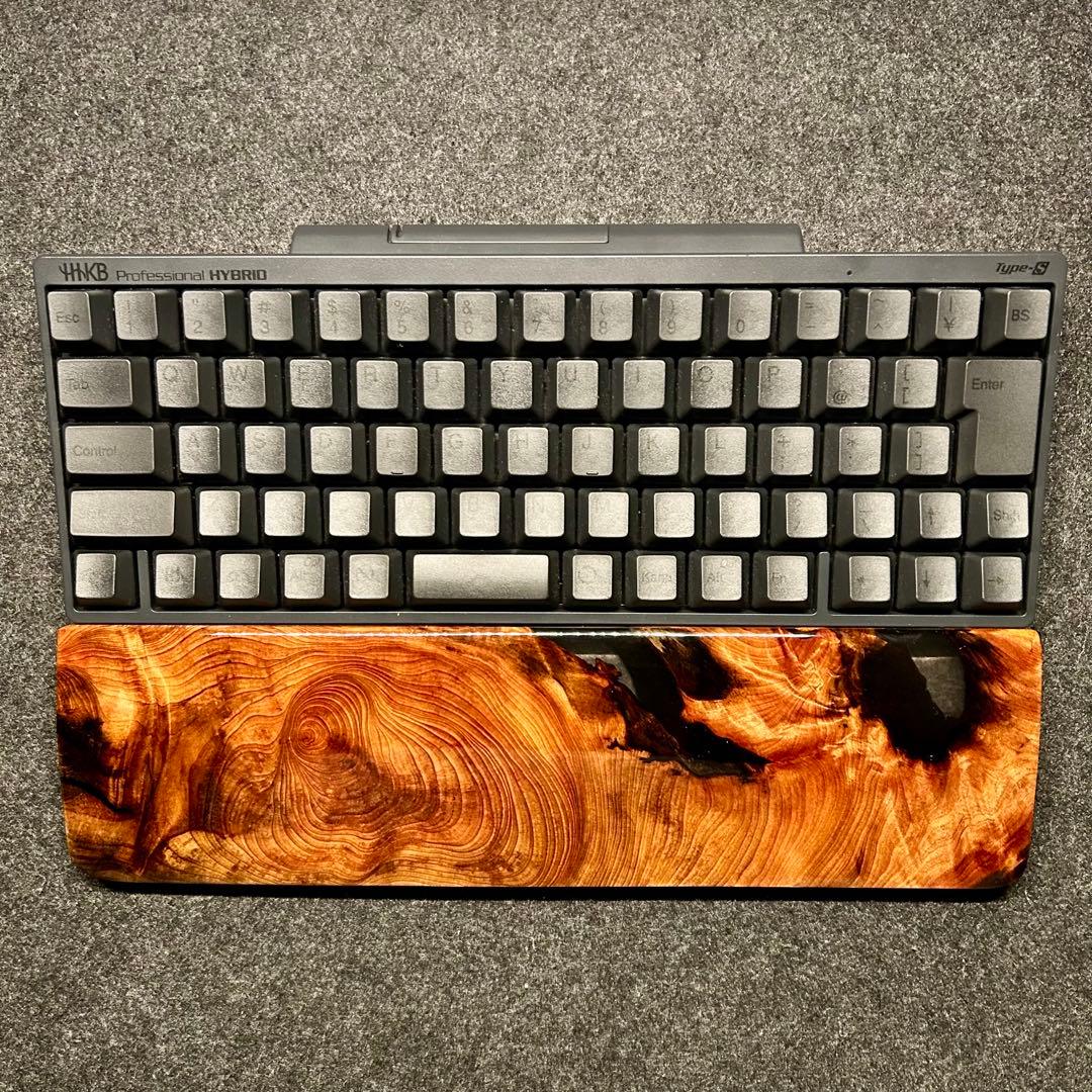 HHKBアームレスト パームレスト リストレスト マウスパッド 木製 無垢材