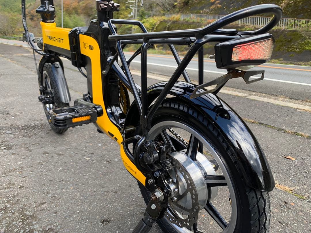 【動作確認済】送料無料RICH BIT折り畳み電動アシスト自転車14インチ