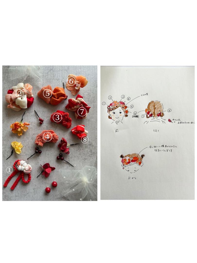 hin様髪飾りオーダーページ