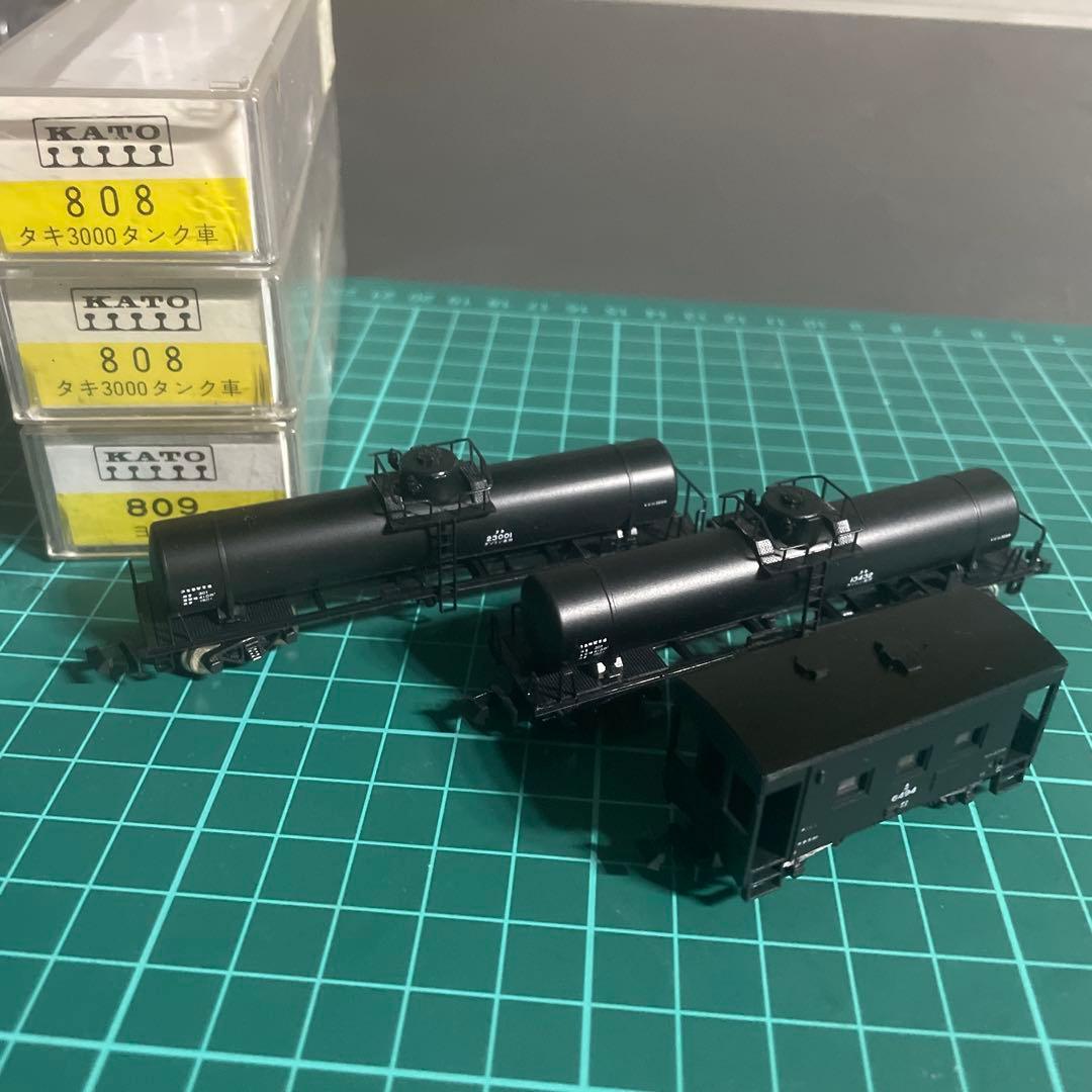 Nゲージ 蒸気機関車と貨車セット