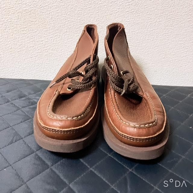 【H1R0】ラッセルモカシン タフレザーブーツ 200-27W（プー79）