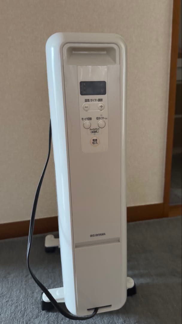 ホワイトオイルヒーター デジタル表示付き