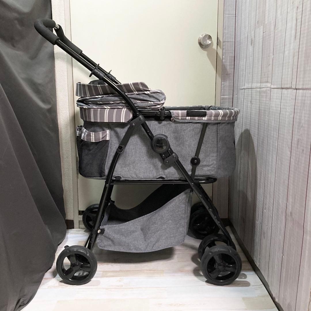 ペットカート　犬用カート　猫用カート　多頭飼い　ペットバギー ドッグカート