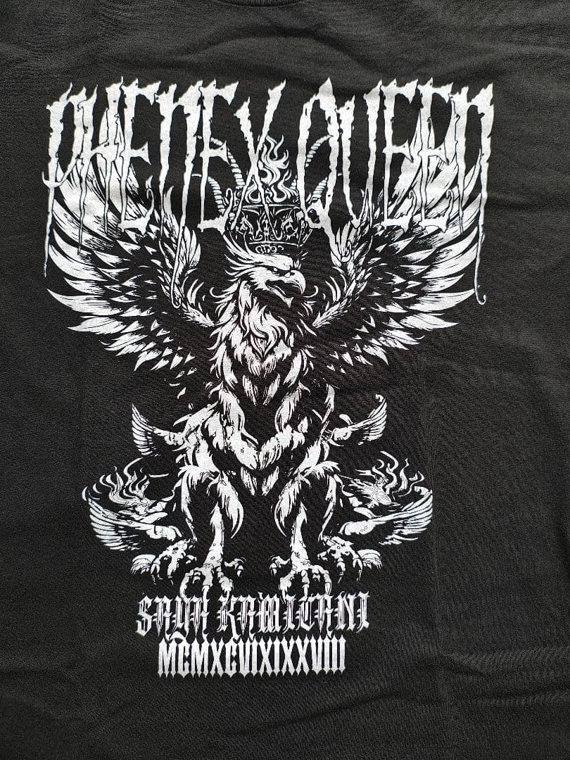 新品近い♡上谷沙弥♡Phenex Queen TシャツXLサイズ&ブロマイド大吉