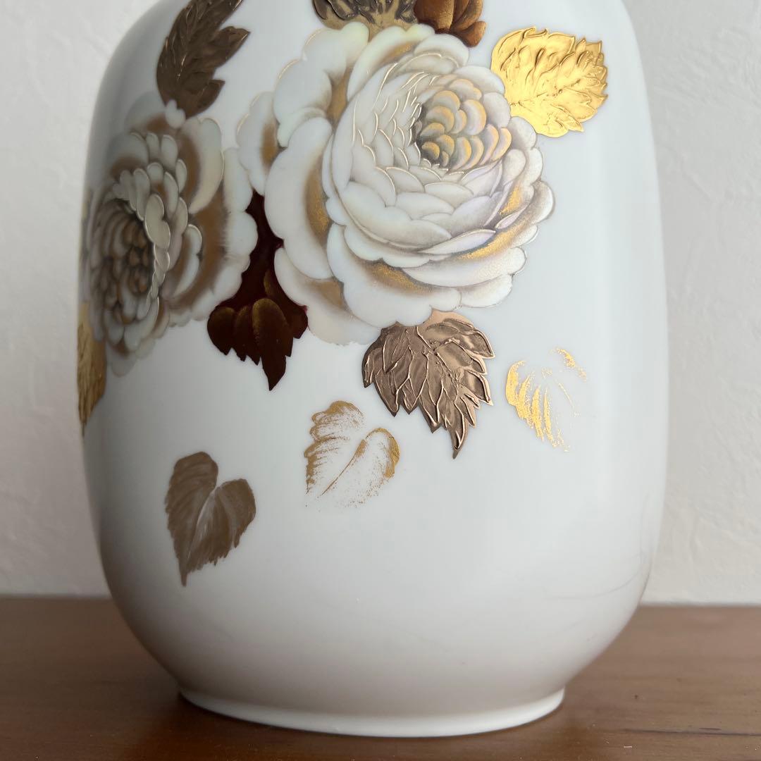 k215r124 ドイツ製 Heinrich&Co 金彩 バラの花瓶 ババリア