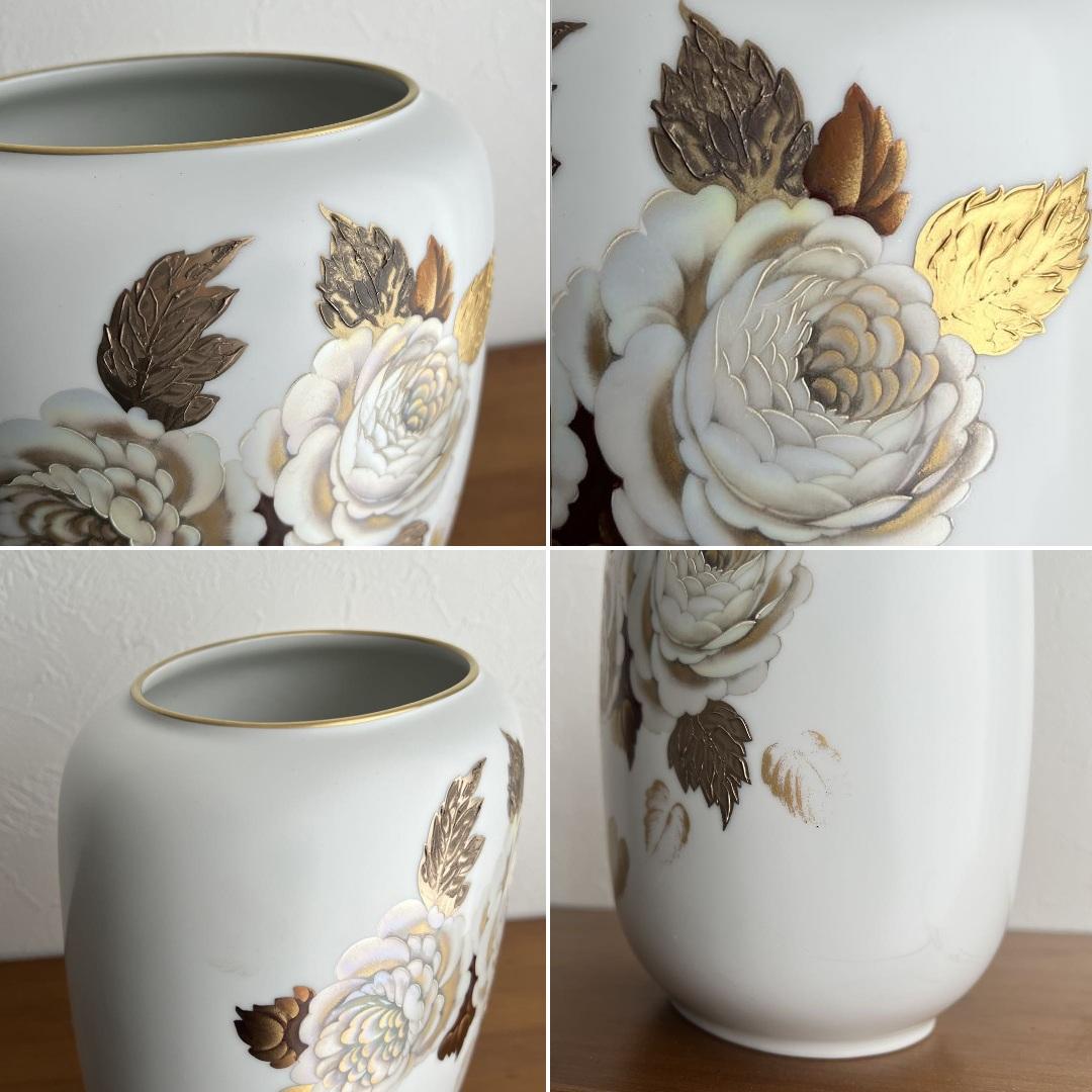 k215r124 ドイツ製 Heinrich&Co 金彩 バラの花瓶 ババリア