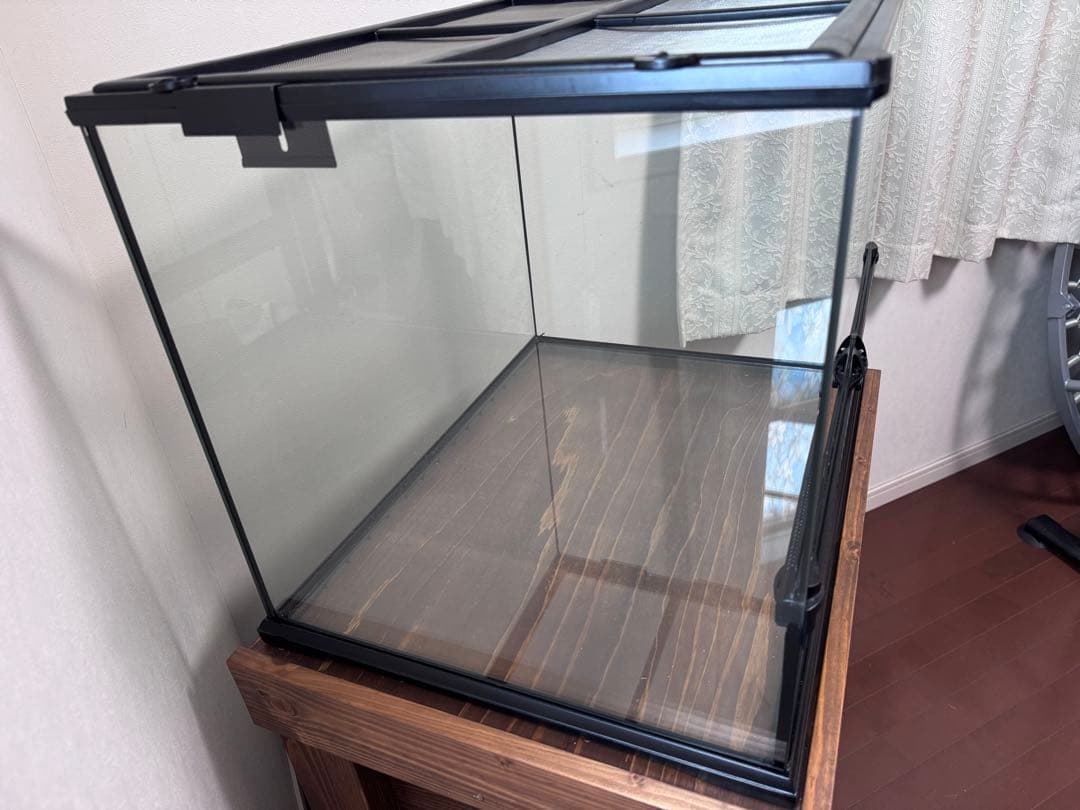 伶子　【引取り限定】GEX グラステラリウム 6045 専用台（自作）付き