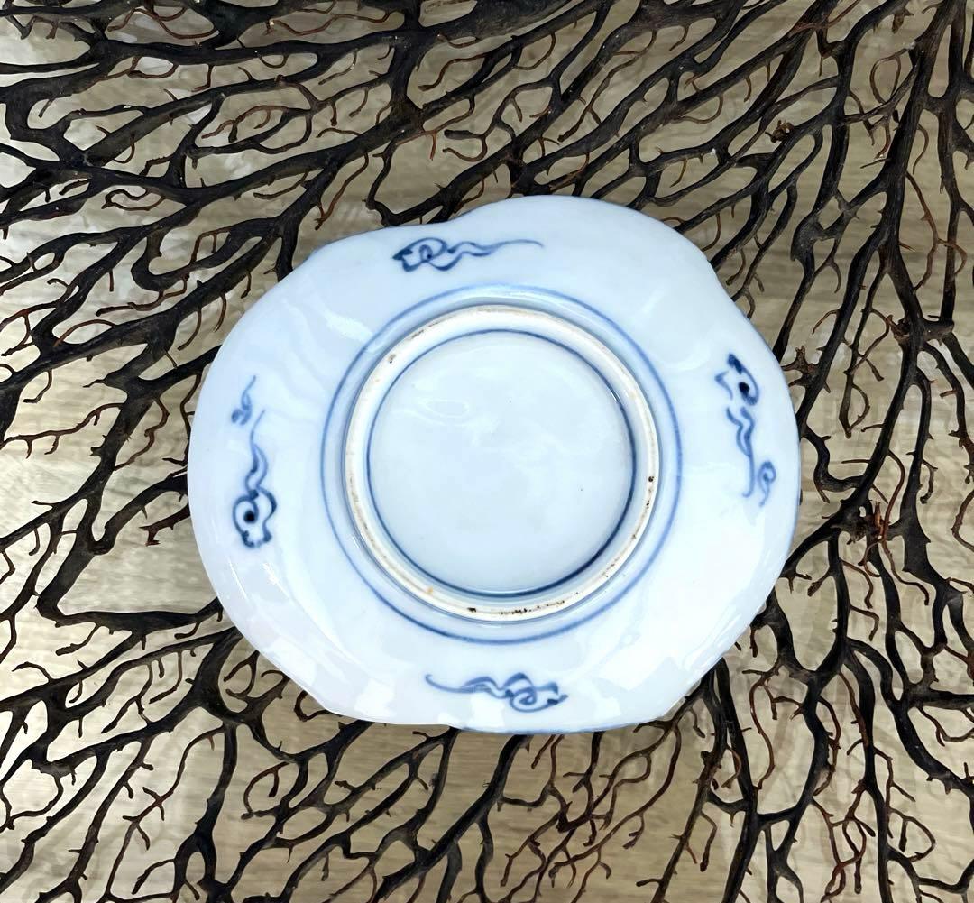 骨董　古伊万里　瀬戸　変形皿　壺型　甕型　青磁　膾皿　向付　平皿　２客限り