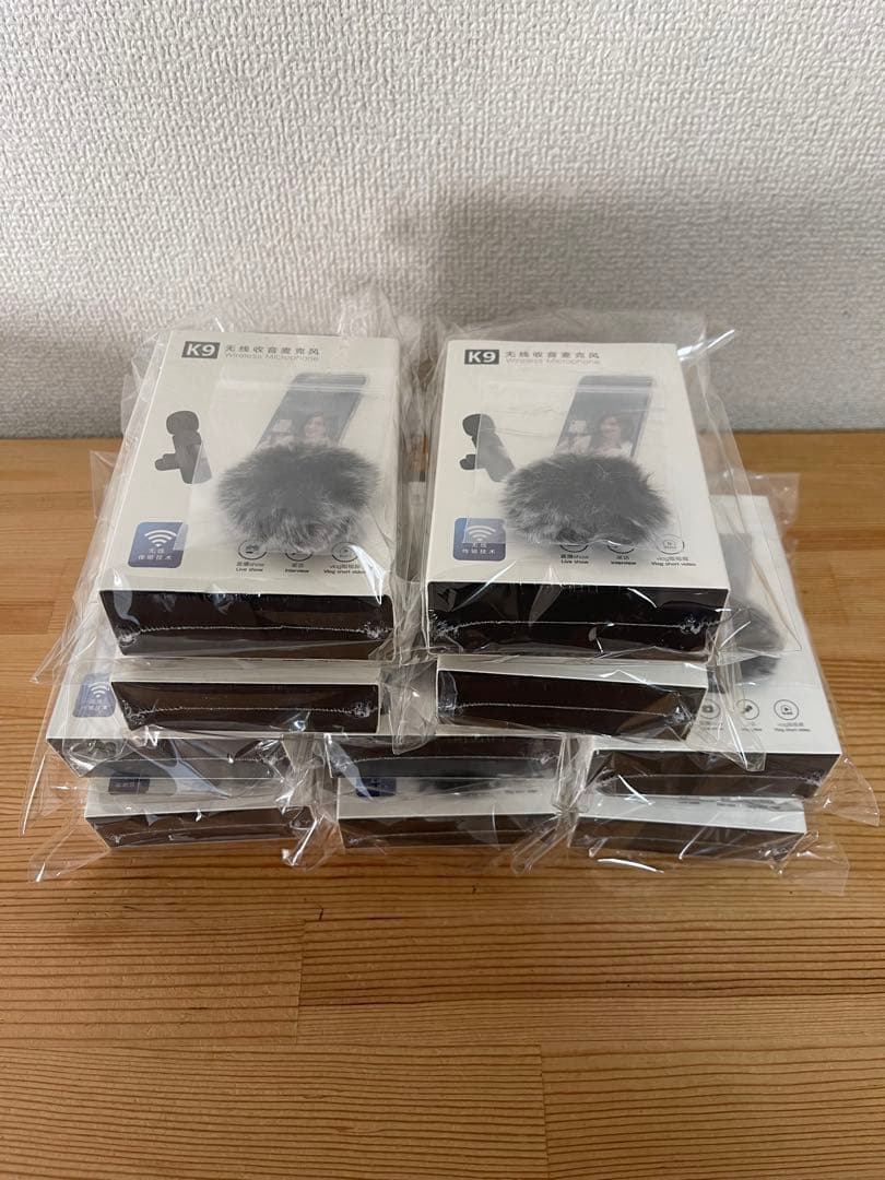 ピンマイク ワイヤレス マイク iPhone Lightning×10個セット