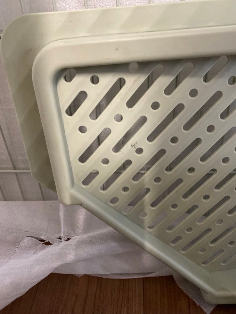 【訳あり品】キャットケージ 3段 幅82cm トイレ一体型 猫 ゲージ