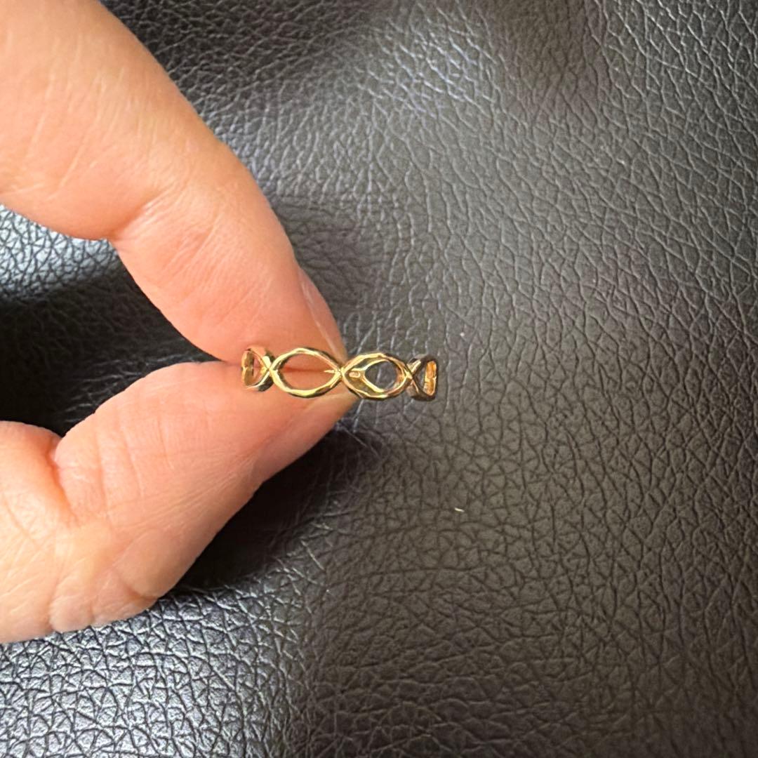 Jouete K10YG ピンキーリング イエローゴールド / 5号