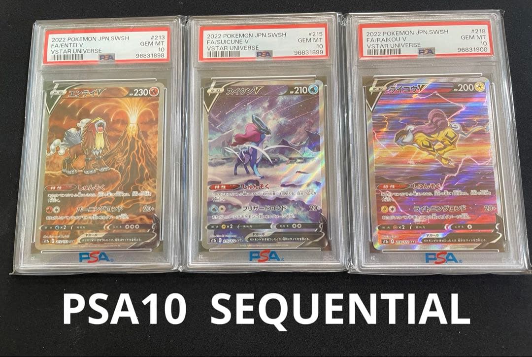 ブイユニ　3犬　PSA10 連番