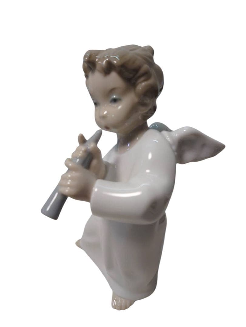 LLADRO リヤドロ 可愛いフルート 天使 フィギュリン 4540 陶器人形