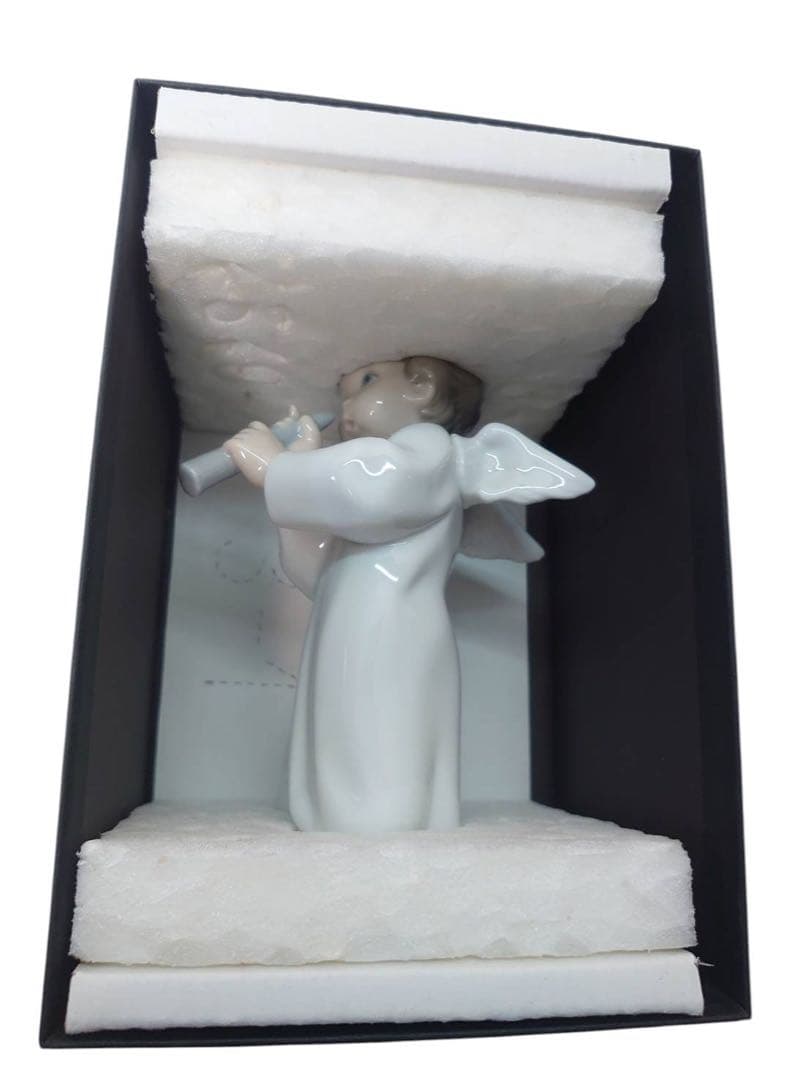 LLADRO リヤドロ 可愛いフルート 天使 フィギュリン 4540 陶器人形