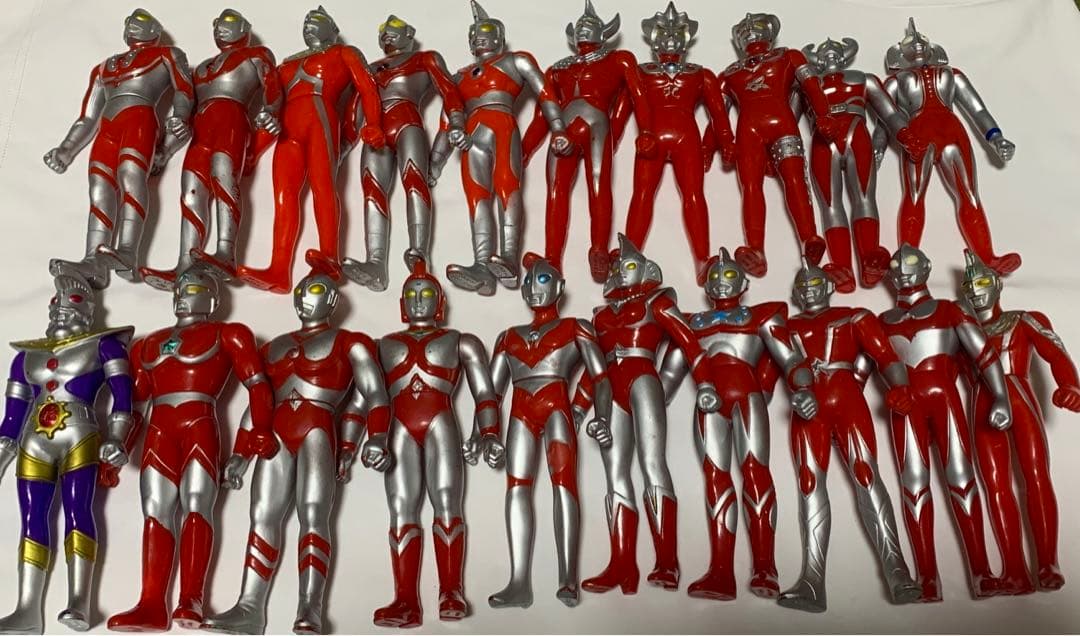 ウルトラマン⭐️ソフビ 大量20体セット・まとめ売り【バンダイ】当時物・送料込み
