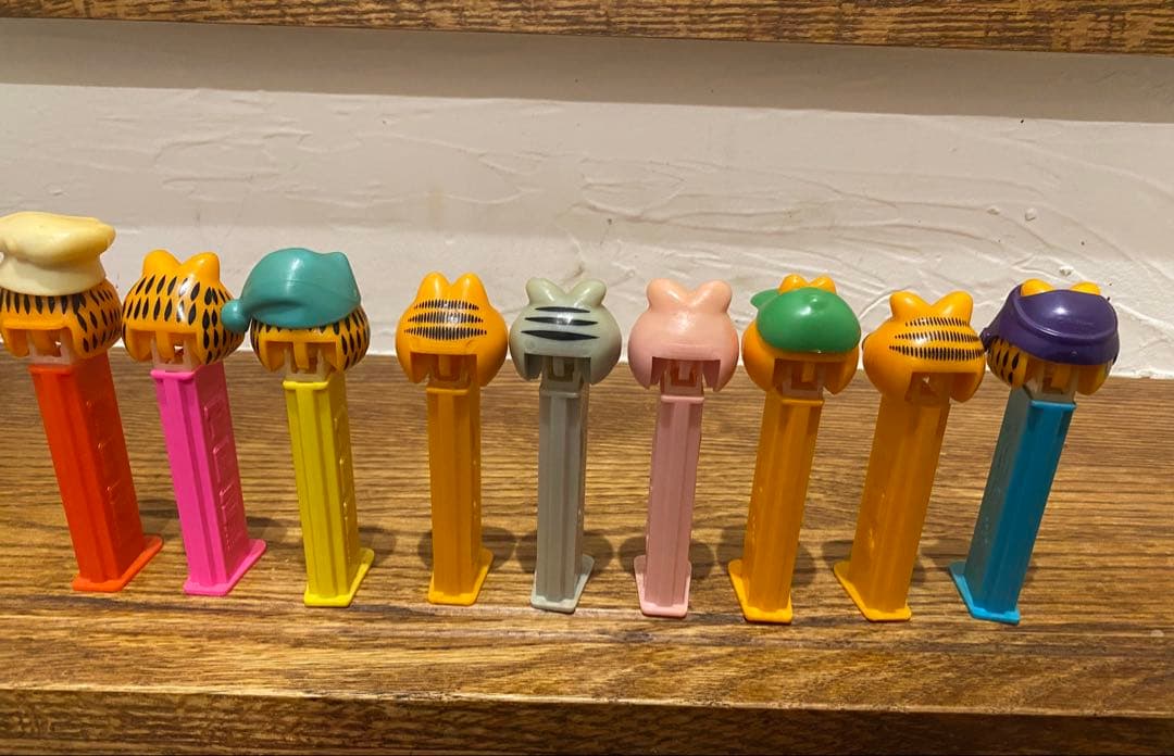 PEZ ガーフィールド 9本セット 希少 ヴィンテージ OLD ペッツ