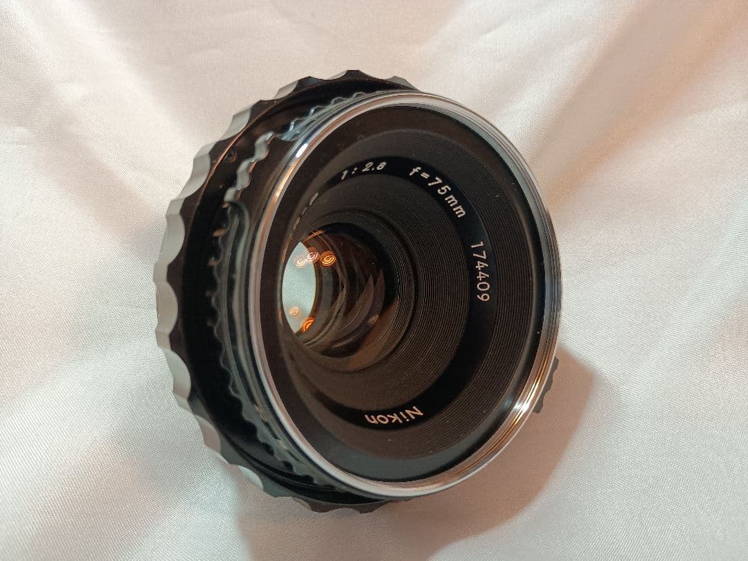 超美品　ZENZA BRONICA 用レンズ 75mm 2.8 Nikon製
