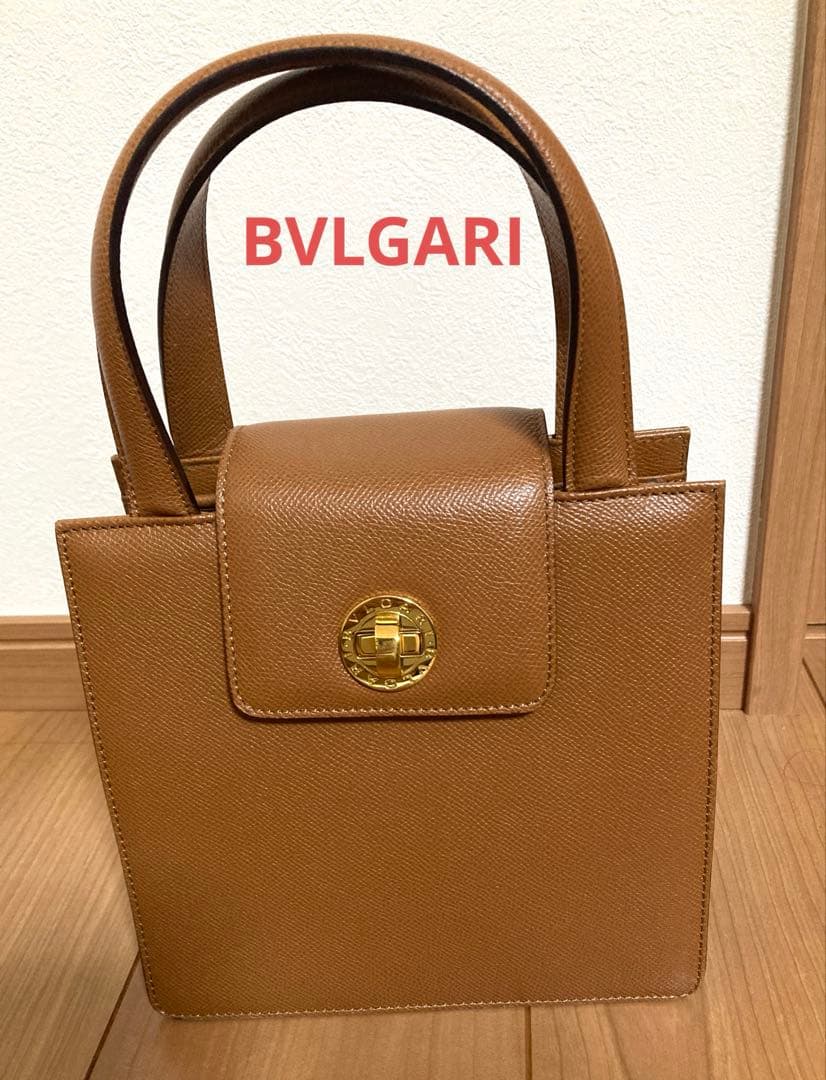 【未使用品】 ブルガリ ハンドバッグ 2way ショルダー ターンロック金具