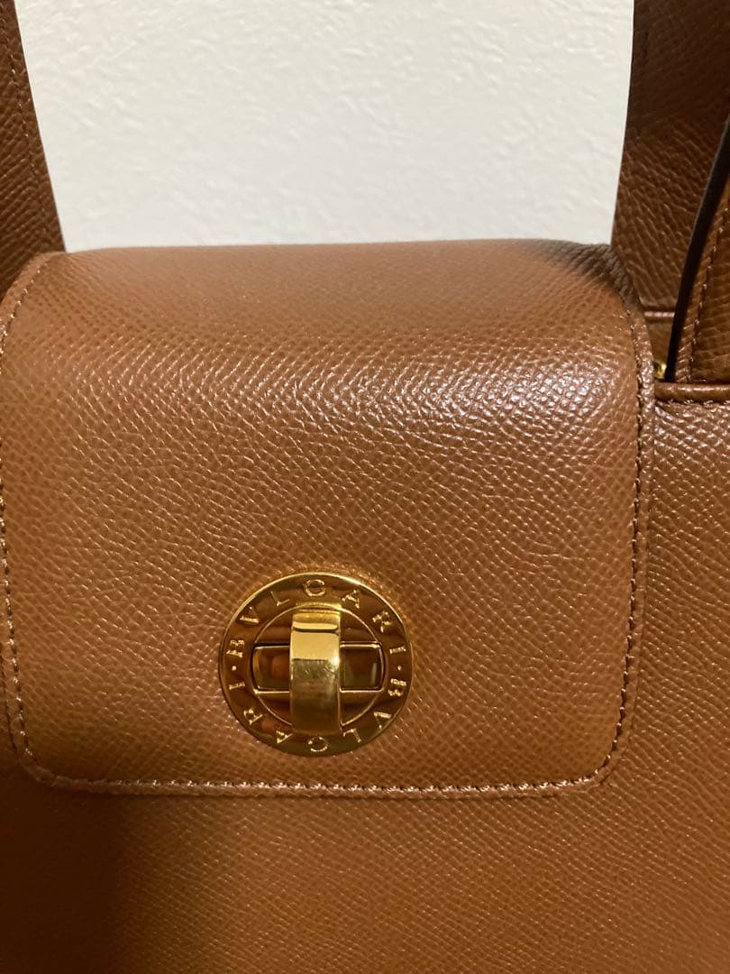 【未使用品】 ブルガリ ハンドバッグ 2way ショルダー ターンロック金具