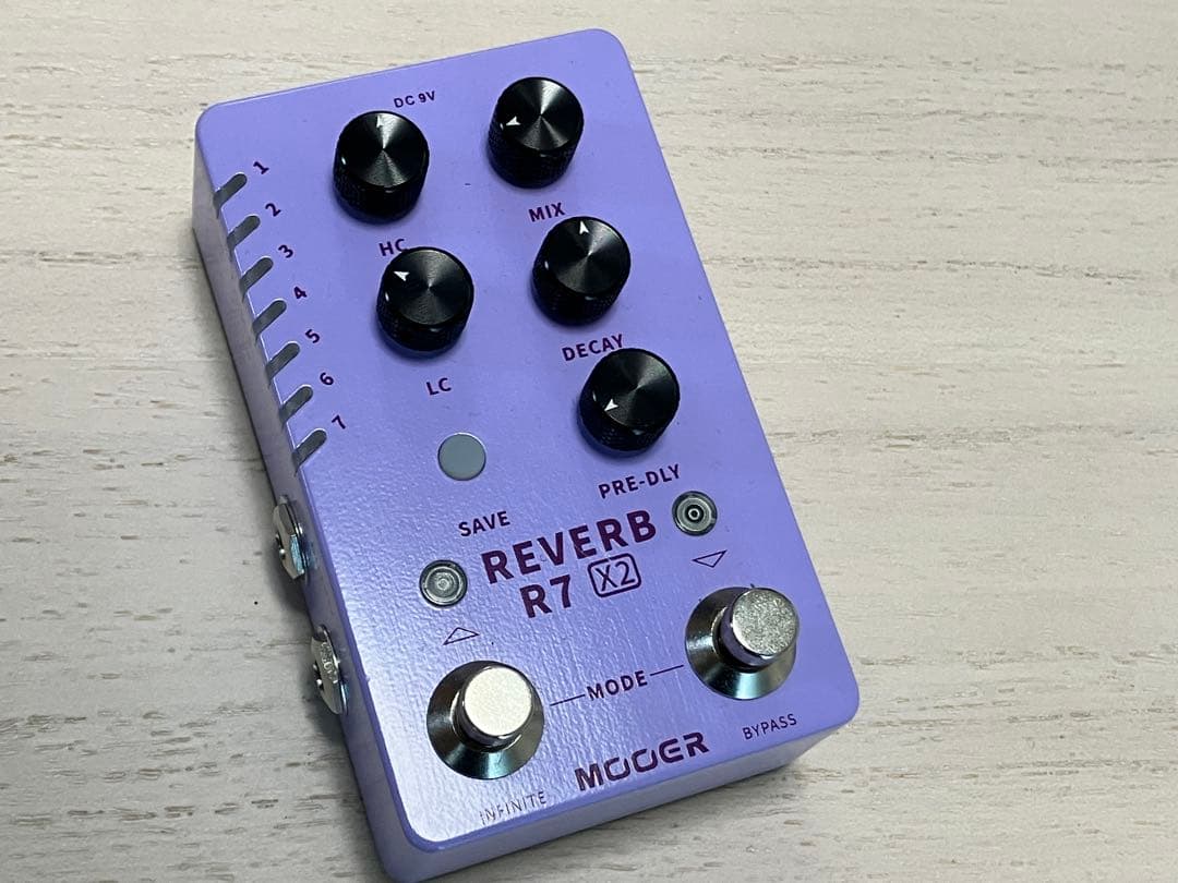 MOOER REVERB R7 X2 リバーブ