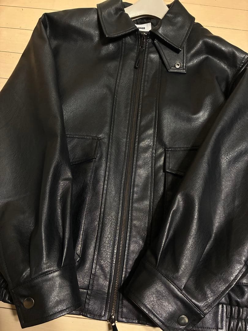 【一回のみ着用SINSS】A2 short flight jacket Lサイズ