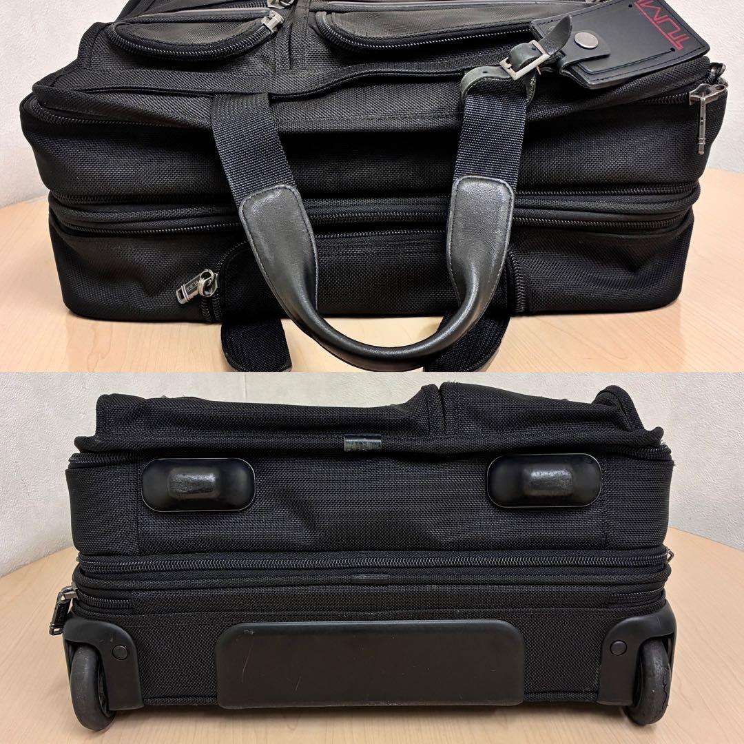 【美品✨】TUMI トゥミ 2輪キャリー ビジネスバッグ エクスパンダブル
