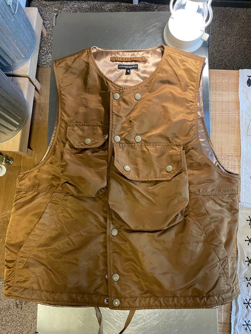 値引き不可 engineered garments cover vest
