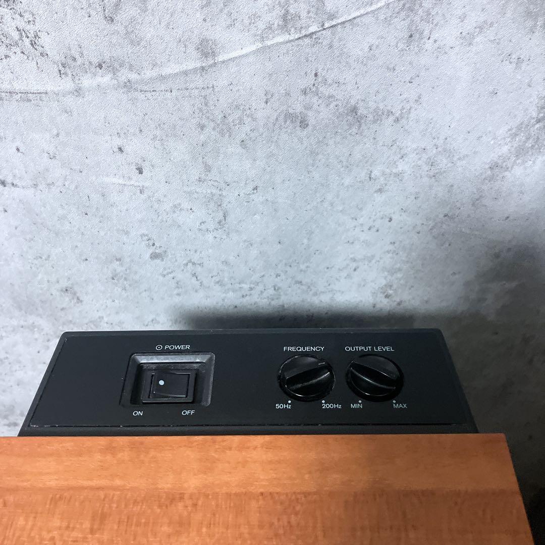 【極美品】ONKYO サブウーファー SKW-10 木目