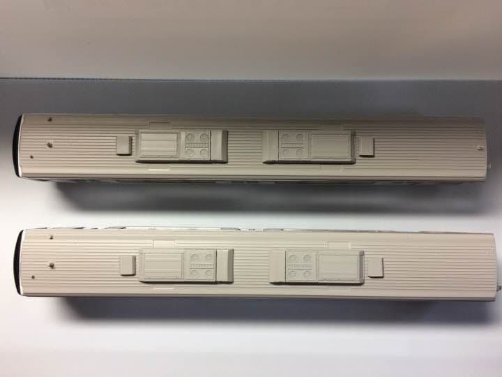 特製完成品 キハ75 1次車 登場時スカート、室内灯、動力付 Nゲージ2両