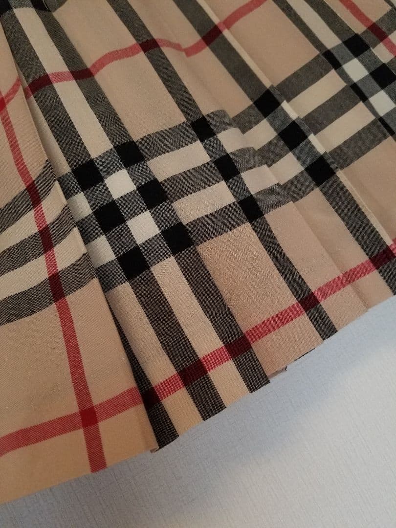 バーバリーロンドンキッズスカート本革ベルトフォーマル 入学 卒園 美品