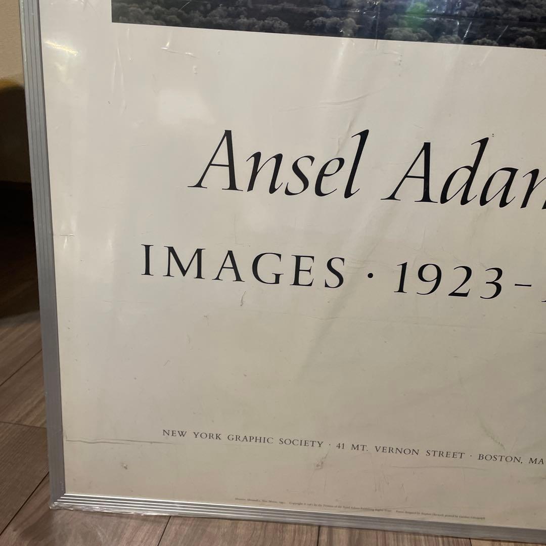 アンセル・アダムス　「月の出 、ニューメキシコ州ヘルナンデス」ビンテージポスター