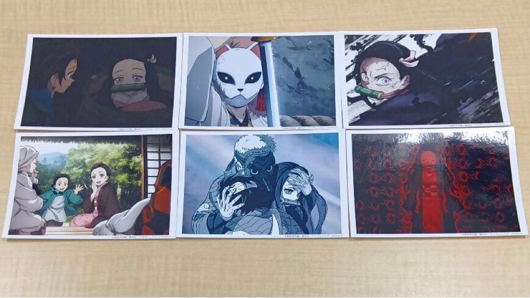 ❶鬼滅の刃 立志編 場面写ブロマイドくじ シークレット 6枚