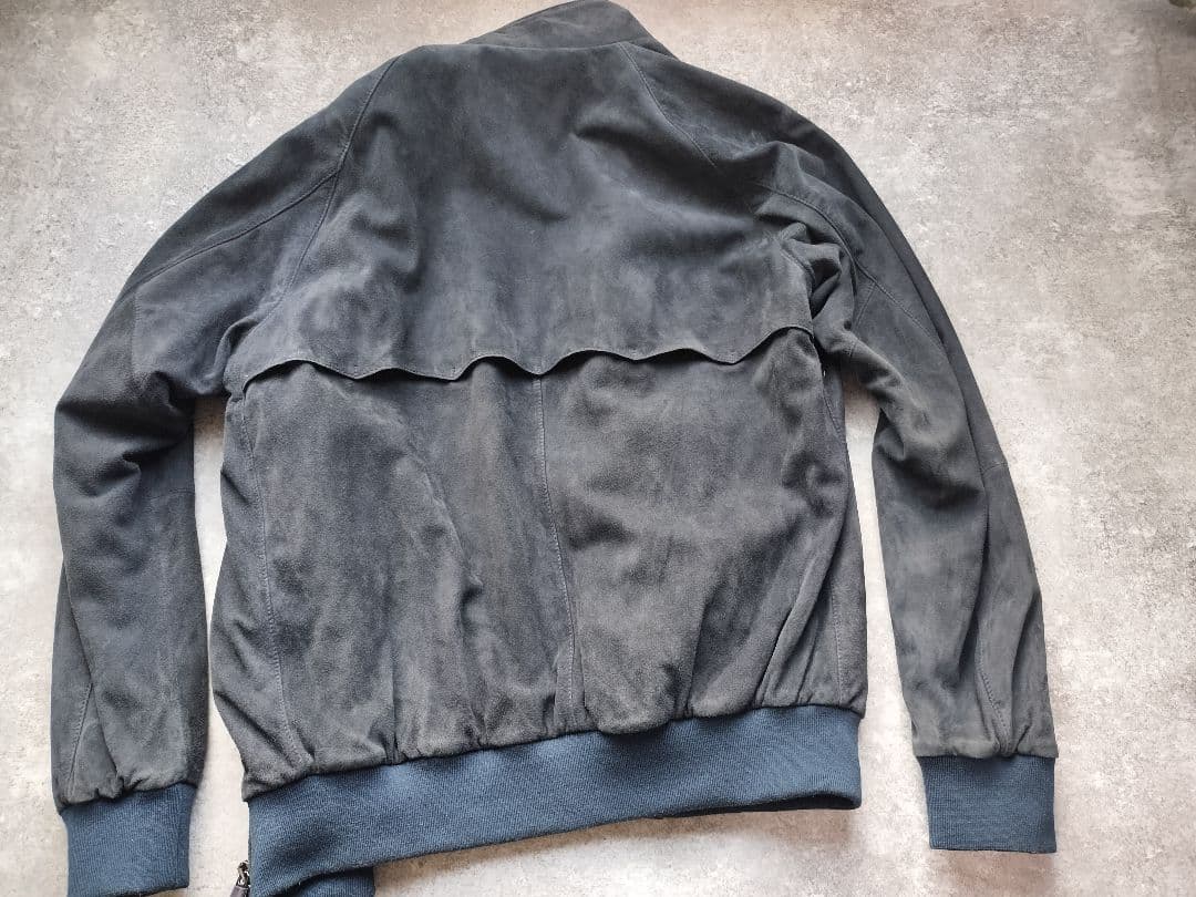 試着のみ バラクータ スエード G9 レザー ブルゾン ネイビー 42