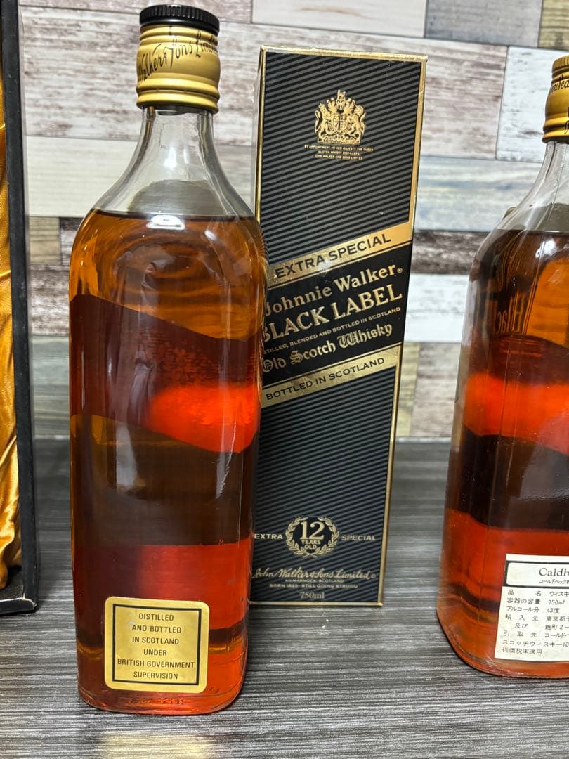 古酒　未開栓　Johnnie Walker Black Label 3本セット