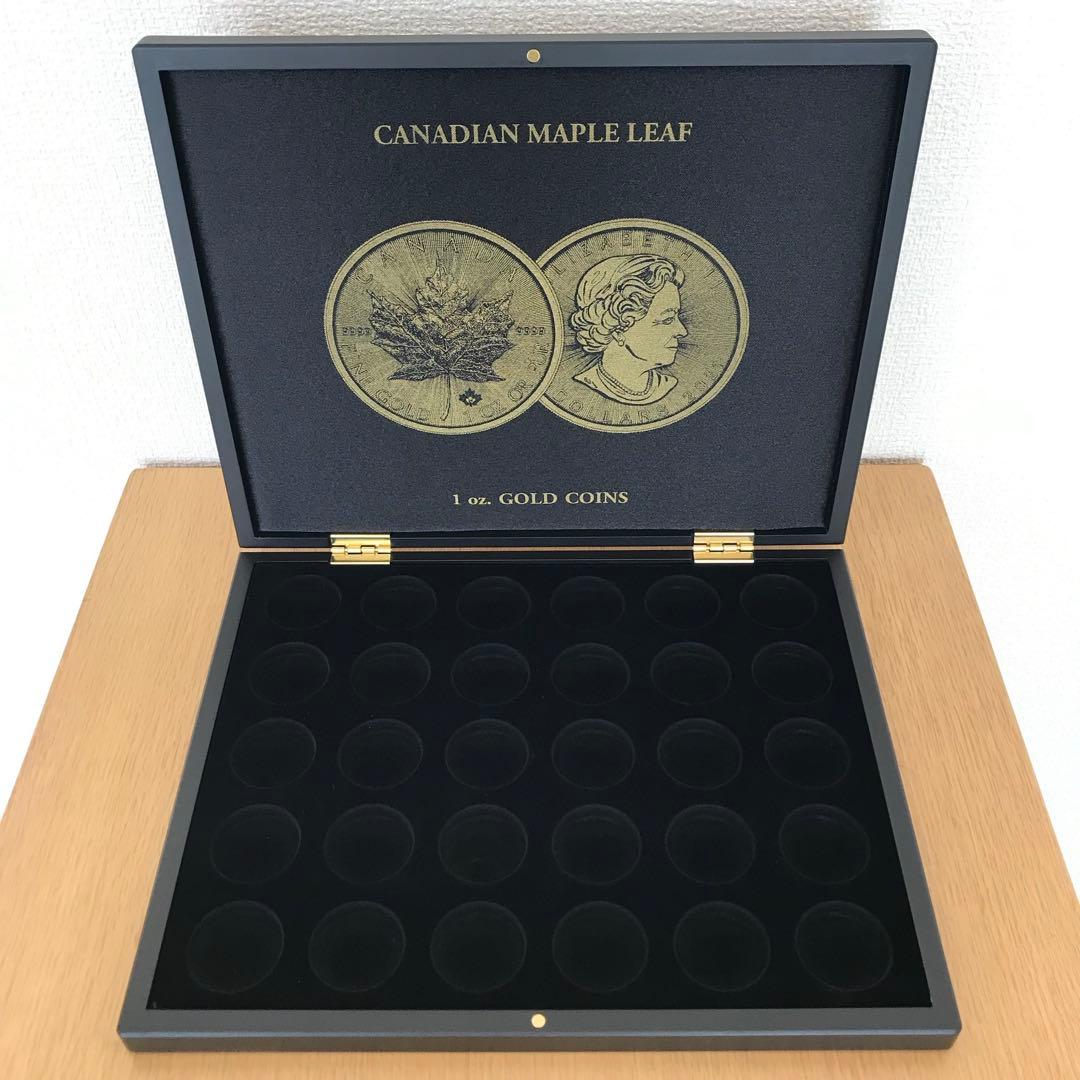 ライトハウス社製ケースBOX メイプルリーフ金貨1オンス専用 30個収納可