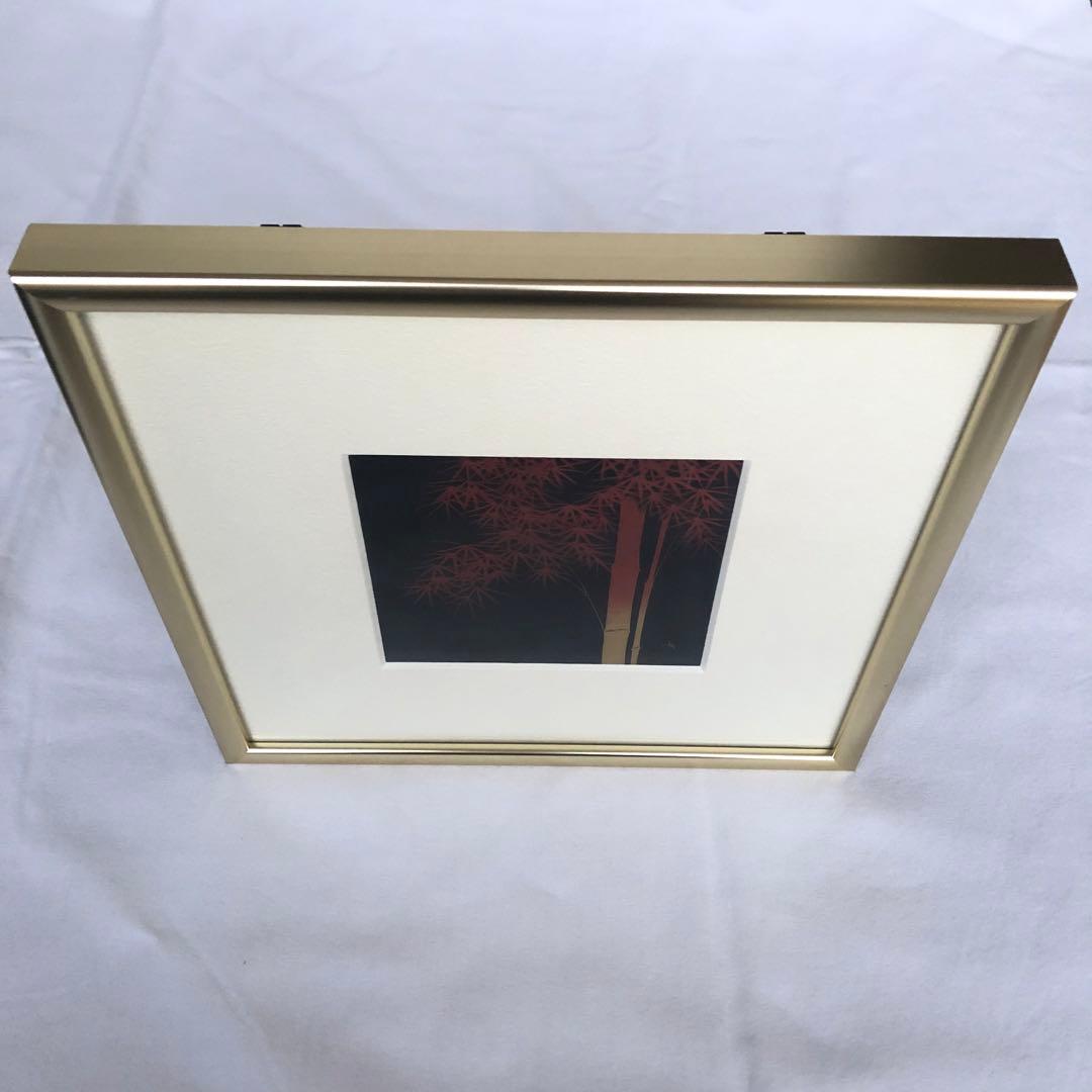 輪島塗　沈金　額縁　未使用品 *