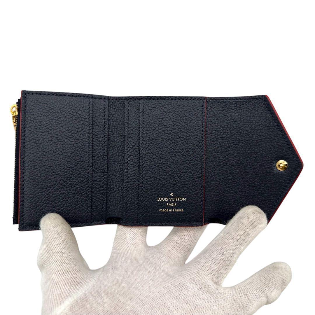 ほぼ新品未使用　アンプラント　ポルトフォイユ　ゾエ　マリーヌルージュ