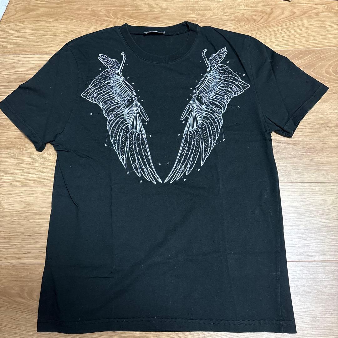 エディ期 Dior Homme 07AW エンジェルウイング ブラック Tシャツ