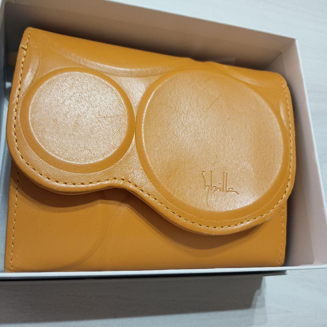 ★Sybilla 　シビラ　二つ折り財布　金運アップレザー 黄色　新品　未使用★