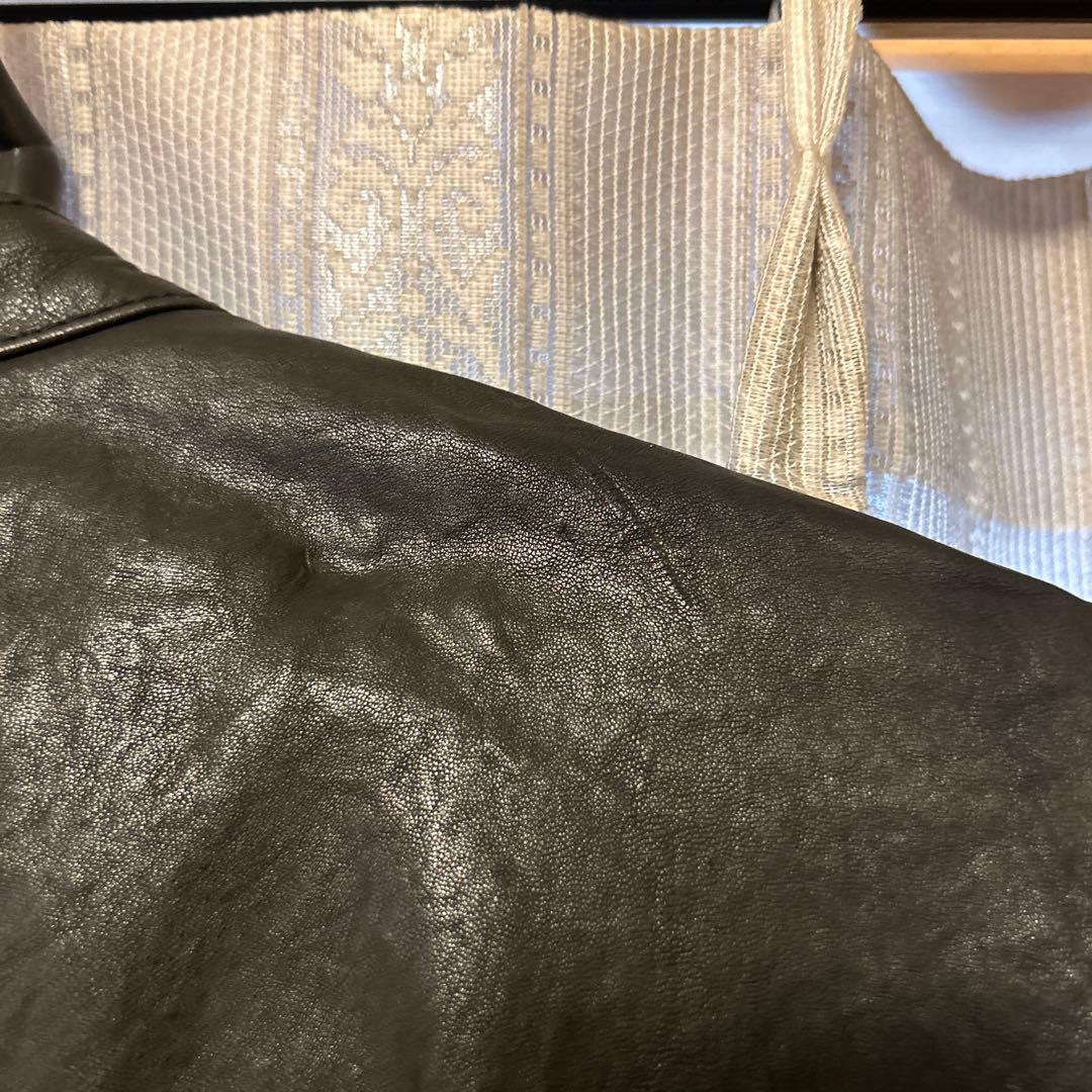 DIESEL ブラックレザージャケット Sサイズ