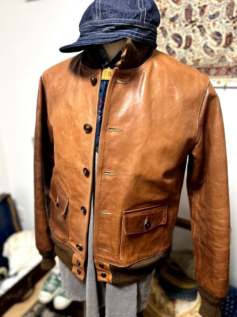 激渋　バズリクソンズ　Type A-1 レザージャケット　フライトジャケット