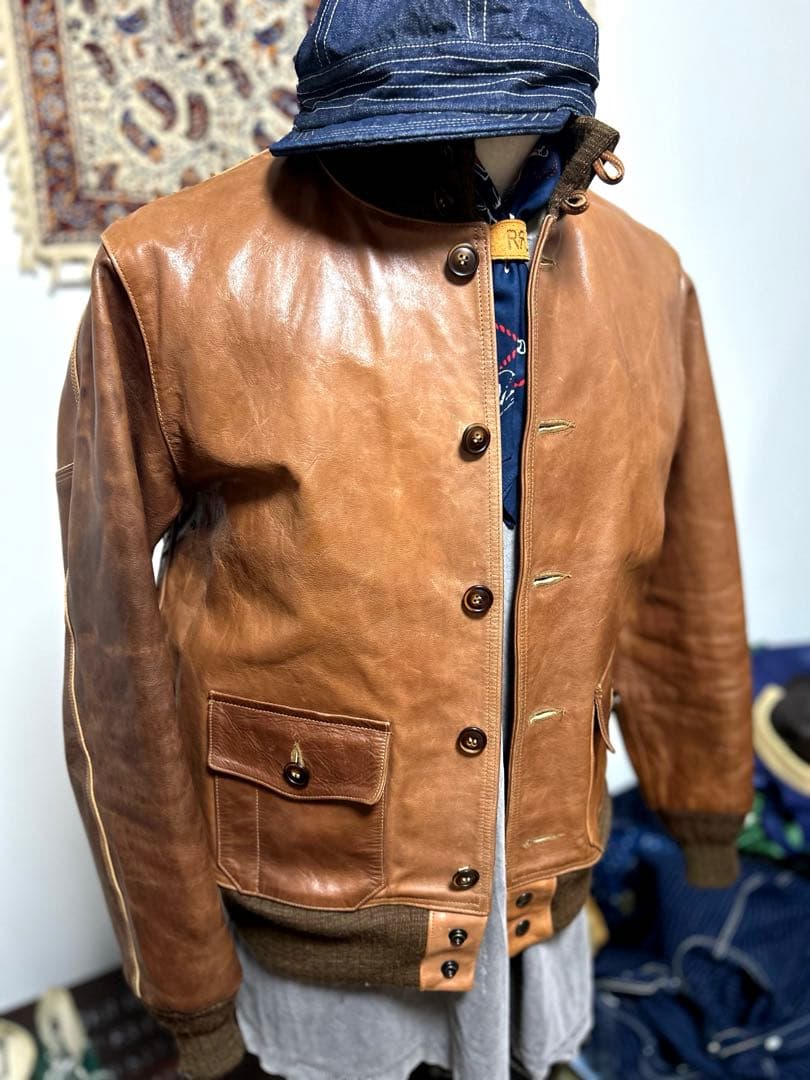 激渋　バズリクソンズ　Type A-1 レザージャケット　フライトジャケット