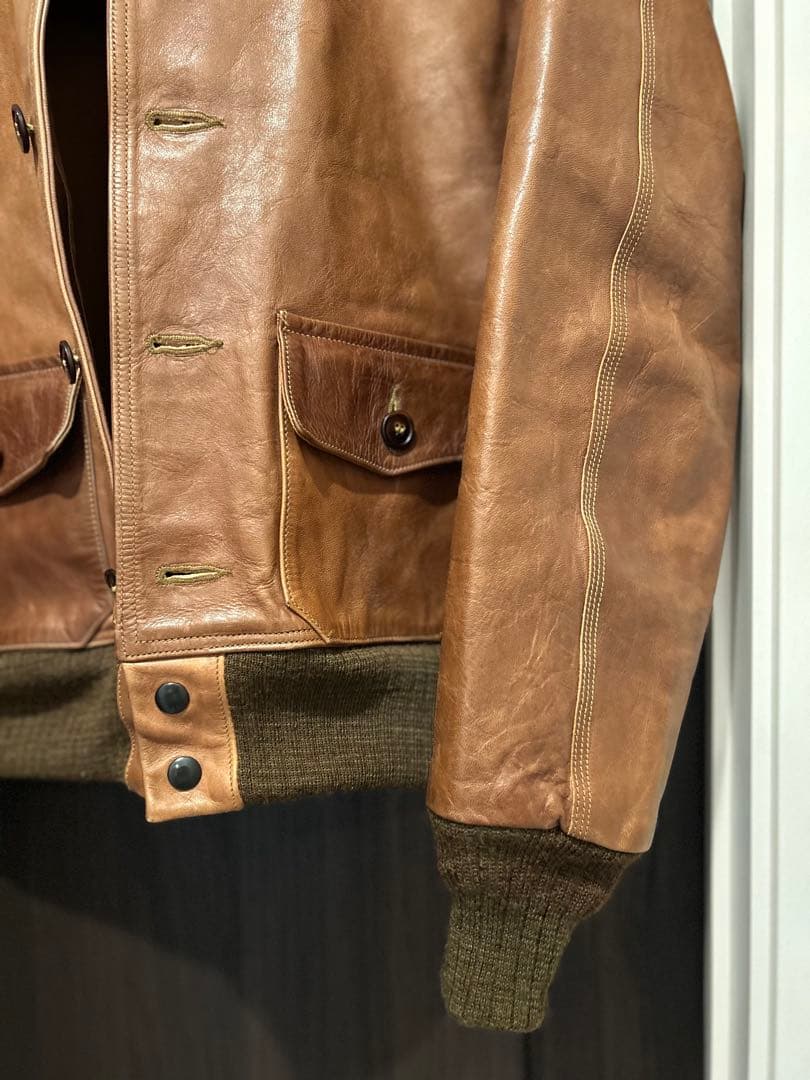 激渋　バズリクソンズ　Type A-1 レザージャケット　フライトジャケット