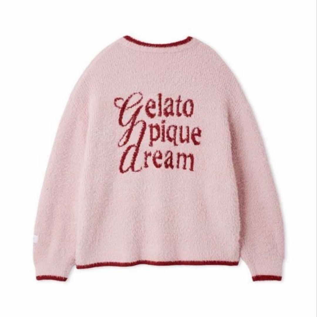 新品 gelato pique ジェラートピケ ラメフェザー カーディガン