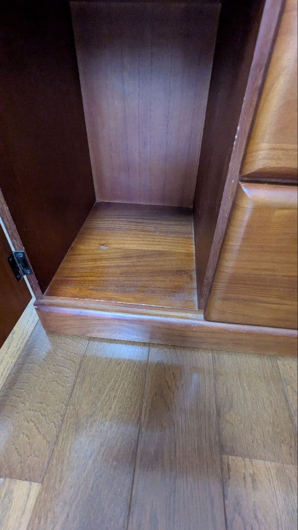 【最終値下げ】キャスター付き木製チェスト　電話台