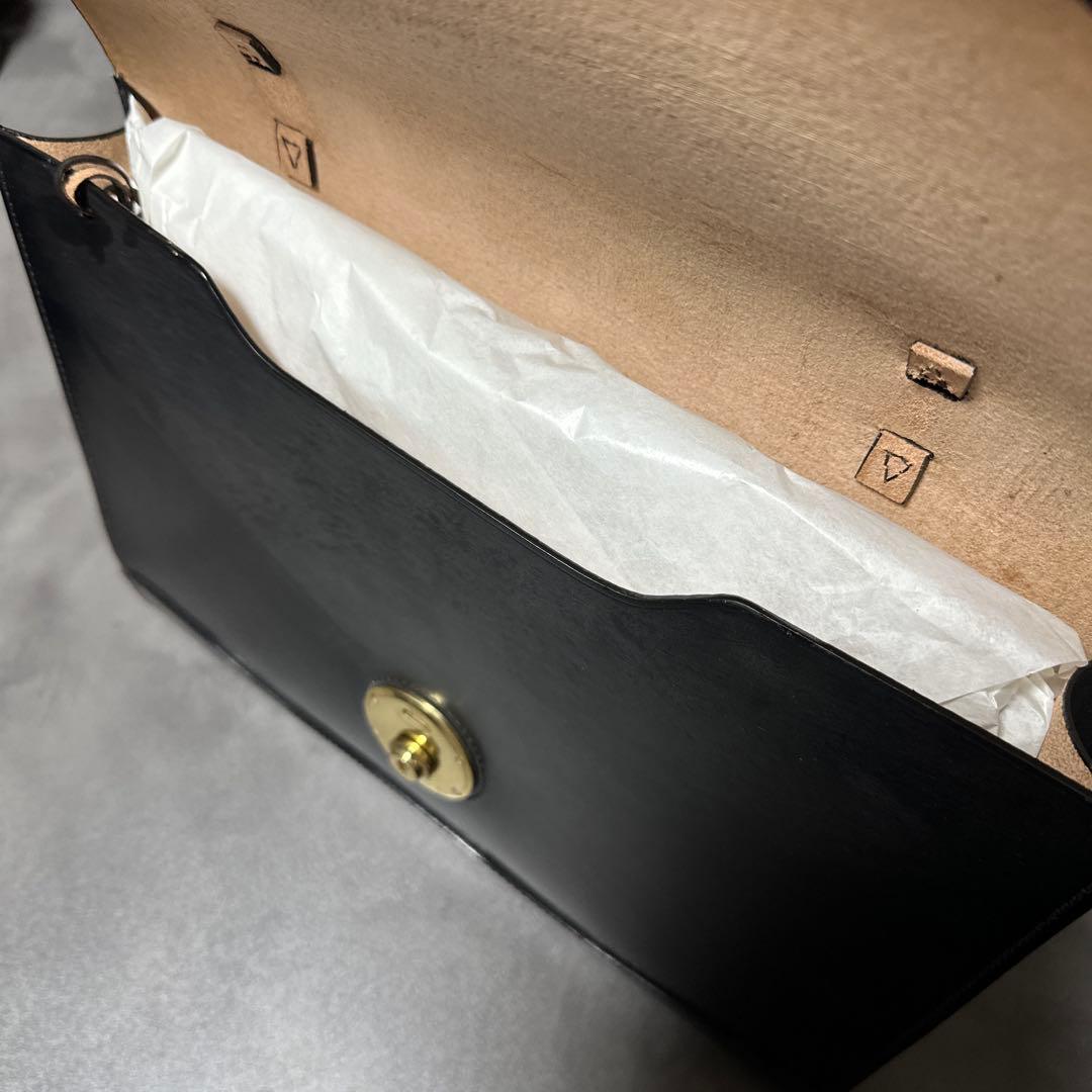 新品未使用　大峡製鞄　ドキュメントケース　黒　オオバセイホウ　OHBA