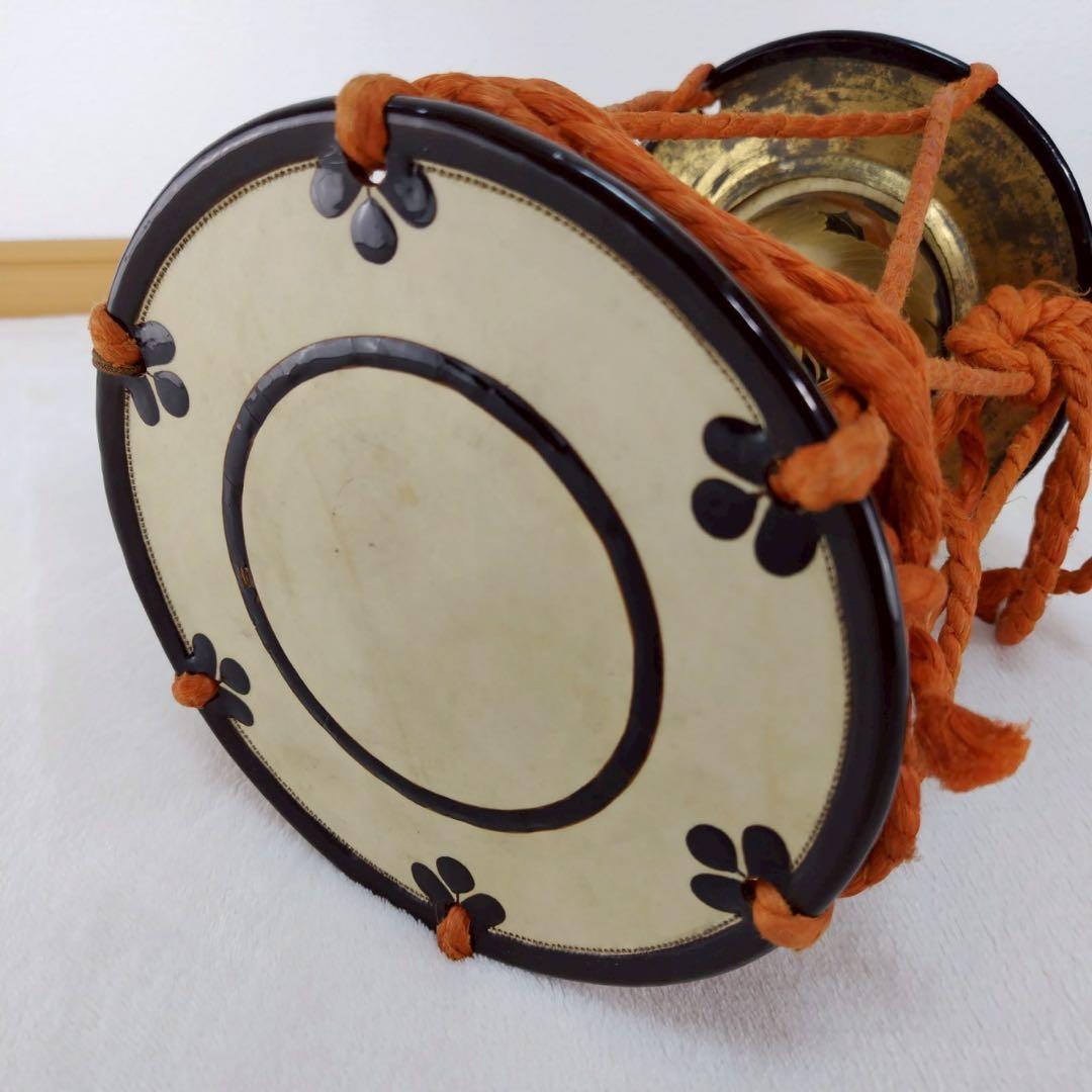 小鼓 和楽器 打楽器 締太鼓 能 歌舞伎 伝統芸能 金蒔絵 本革 雅楽おすすめ